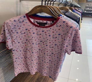 Printed T-Shirt BTG 2004 — Pink Print