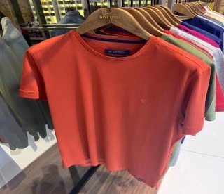 Crew-Neck T-Shirt RT 1075 — Orange
