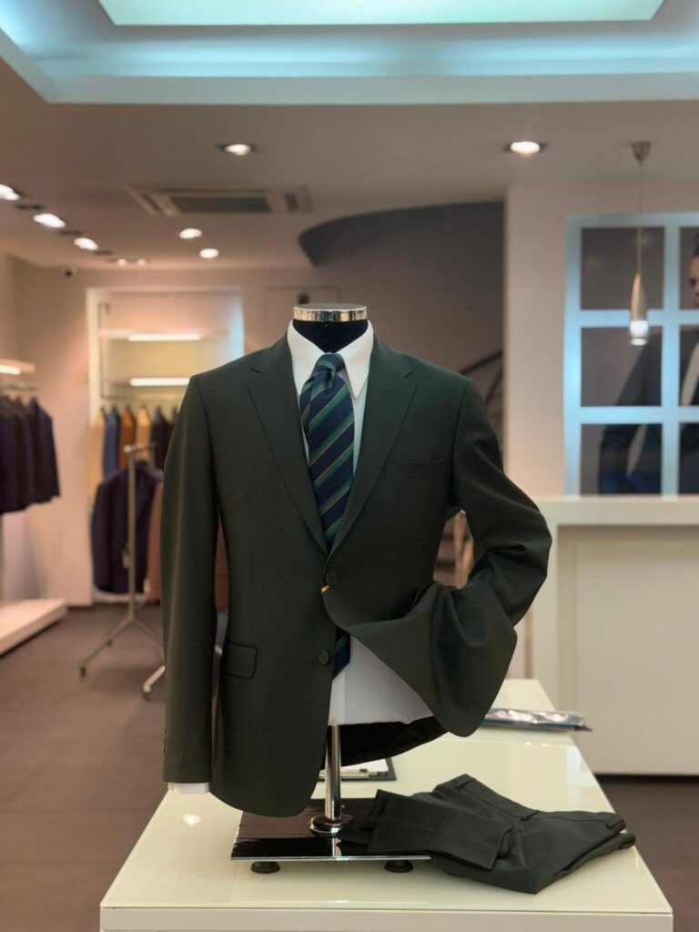 Forest Green Two-Piece Suit — Green