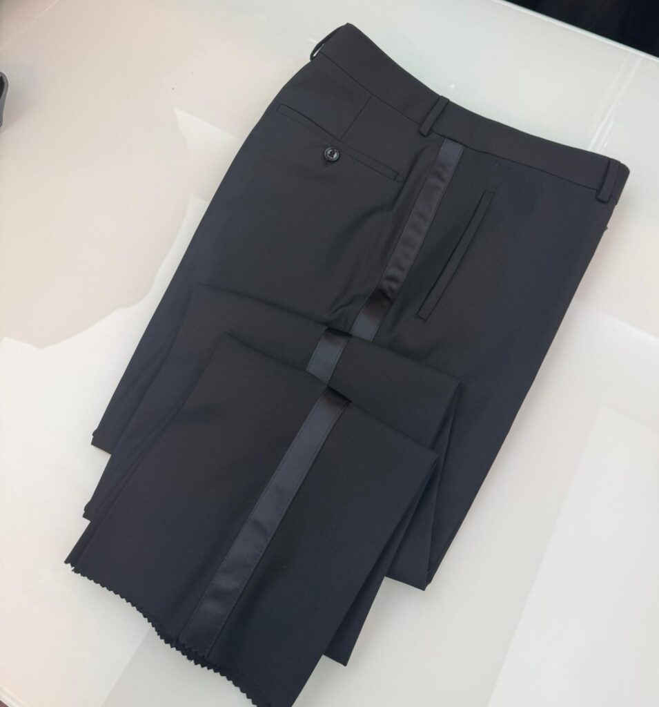 Tuxedo Trousers — Black