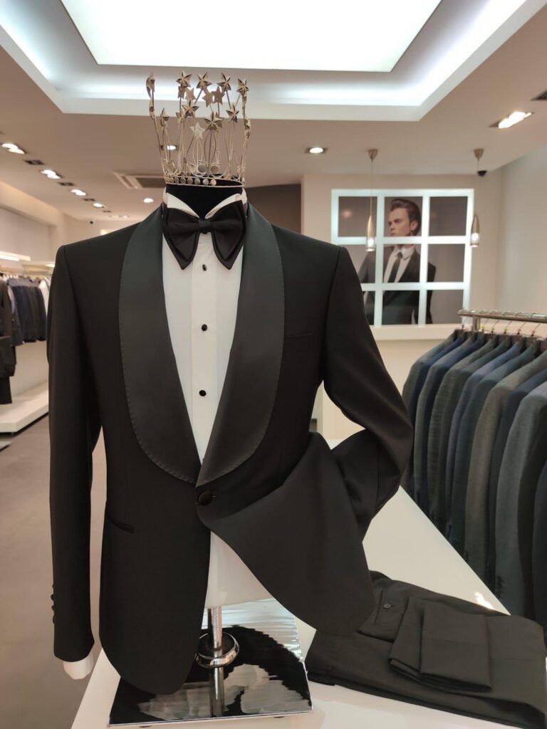 Shawl-Collar Tuxedo — Black
